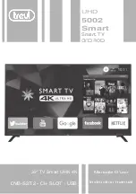 Предварительный просмотр 1 страницы Trevi UHD-5002 SMART Instruction Manual