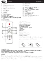 Preview for 11 page of Trevi XF 3200 PRO User Manual