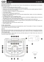 Preview for 24 page of Trevi XF 3500 PRO User Manual