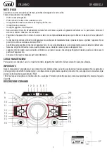 Preview for 4 page of Trevi XF 4000 DJ User Manual