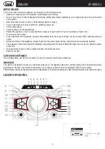 Предварительный просмотр 11 страницы Trevi XF 4000 DJ User Manual