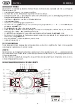 Preview for 25 page of Trevi XF 4000 DJ User Manual