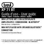 Preview for 1 page of Trevi XP 71 BT User Manual