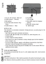 Предварительный просмотр 6 страницы Trevi XR 74 BT User Manual