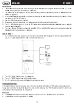 Preview for 12 page of Trevi XT 104 BT User Manual