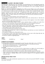 Preview for 5 page of TREVIDEA Girmi ADO1 User Manual