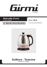 TREVIDEA Girmi BL41 User Manual preview