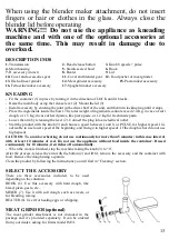 Preview for 14 page of TREVIDEA Girmi FM106 User Manual