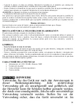 Preview for 17 page of TREVIDEA Girmi MX37 User Manual