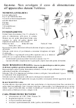 Предварительный просмотр 7 страницы TREVIDEA Girmi RC01 User Manual