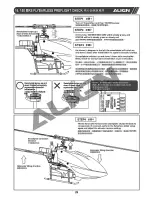 Preview for 30 page of TREX 150 DFC Instruction Manual