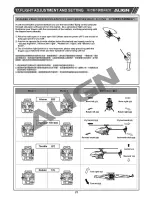 Preview for 32 page of TREX 150 DFC Instruction Manual