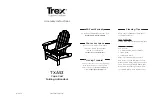 Preview for 1 page of TREX Cape Cod TXA53 Assembly Instructions