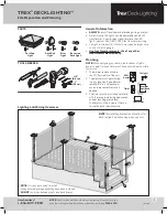 Preview for 1 page of TREX Deck Lighting Site Preparation And Planning