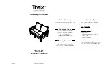 Preview for 1 page of TREX Outdoor Furniture Rockport Club Settee TXC47 Assembly Instructions