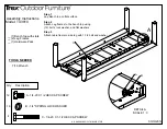 Предварительный просмотр 1 страницы TREX Outdoor Furniture TX3810 Assembly Instructions