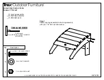 Preview for 2 page of TREX Outdoor Furniture TXA15 Assembly Instructions