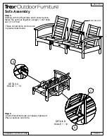 Предварительный просмотр 4 страницы TREX Outdoor Furniture TXC47 Assembly Instruction Manual