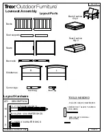 Предварительный просмотр 5 страницы TREX Outdoor Furniture TXC47 Assembly Instruction Manual