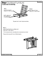 Предварительный просмотр 6 страницы TREX Outdoor Furniture TXC47 Assembly Instruction Manual