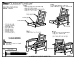 Preview for 1 page of TREX Outdoor Furniture TXC47 Assembly Instructions Manual