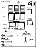 Preview for 3 page of TREX Outdoor Furniture TXC47 Assembly Instructions Manual