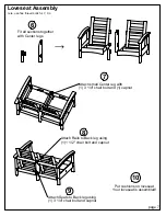 Preview for 8 page of TREX Outdoor Furniture TXC47 Assembly Instructions Manual