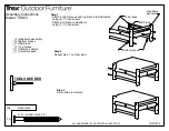 Preview for 9 page of TREX Outdoor Furniture TXC47 Assembly Instructions Manual