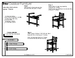 TREX Outdoor Furniture TXD201 Assembly Instructions preview