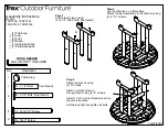 Предварительный просмотр 1 страницы TREX Outdoor Furniture TXRT236 Assembly Instructions