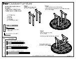 Preview for 2 page of TREX OutdoorFurniture TXD202 Assembly Instructions