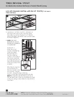 Preview for 2 page of TREX REVEAL POST Installation Instructions