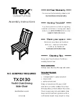 Preview for 5 page of TREX TXD130 Assembly Instructions