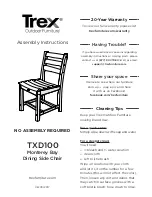 TREX TXFDT3772 Assembly Instructions preview