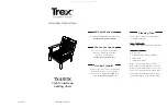 Preview for 1 page of TREX Yacht Club Deep TX4511X Assembly Instructions