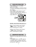 Preview for 8 page of TRH 8706 Operation Manual