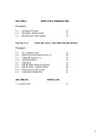 Preview for 4 page of Tri-Star PORTA TAC E Series Operation And Maintenance Manual