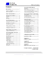 Preview for 2 page of TRI-TECH MEDICAL ACP-100-A Installation & Operating Instructions Manual