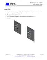 Preview for 7 page of TRI-TECH MEDICAL SLP Series Installation, Operating,  & Maintenance Instructions