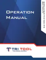 Preview for 1 page of TRI tool 01-2140 Operation Manual