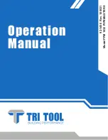 Preview for 1 page of TRI tool 180531 Operation Manual