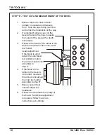 Preview for 20 page of TRI tool 180531 Operation Manual