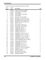 Preview for 78 page of TRI tool 180531 Operation Manual