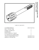 Preview for 1 page of TRI tool 206B-SM Manual