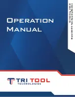 Preview for 1 page of TRI tool 3000 TS Operating Manual