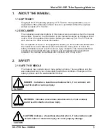 Preview for 5 page of TRI tool 301.5SP Operation Manual