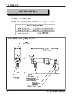 Предварительный просмотр 8 страницы TRI tool 301SP User Manual