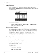 Preview for 12 page of TRI tool BEVELMASTER 214B Manual