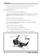 Preview for 12 page of TRI tool Severmaster 572AC Manual