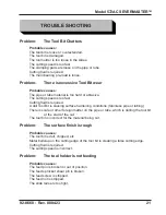 Preview for 21 page of TRI tool Severmaster 572AC Manual